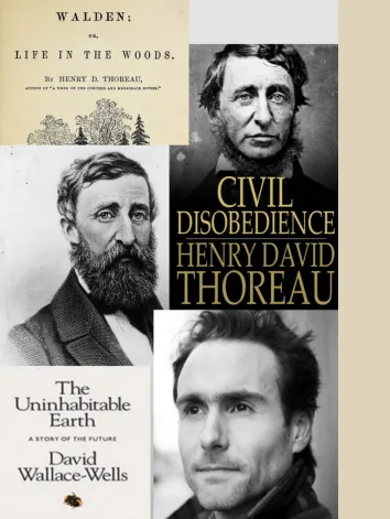 ഹെന്‍ട്രി ഡേവിഡ്‌ തോറോയുടെ കവിതകളും ഡേവിഡ് വാലെൻസ് വെല്‍സിന്റെ THE UNINHABITABLE EARTH എന്ന പുസ്തകവും
